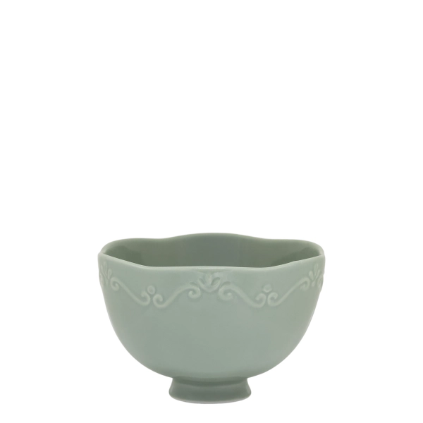 Provence Bowl &ndash; Porcel&aacute;nov&aacute; miska v &scaron;alviovo-zelenej farbe (650 ml)