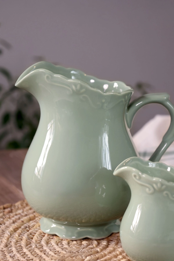 Provence Bowl &ndash; Porcel&aacute;nov&aacute; miska v &scaron;alviovo-zelenej farbe (650 ml)