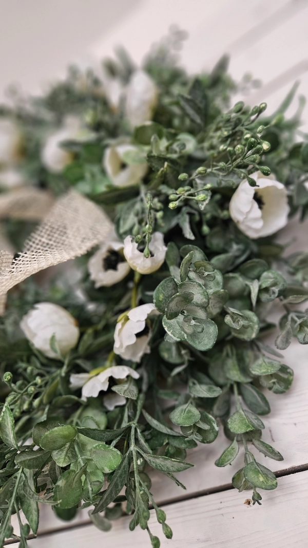 Zelen&yacute; jemn&yacute; origin&aacute;lny veniec 45cm 