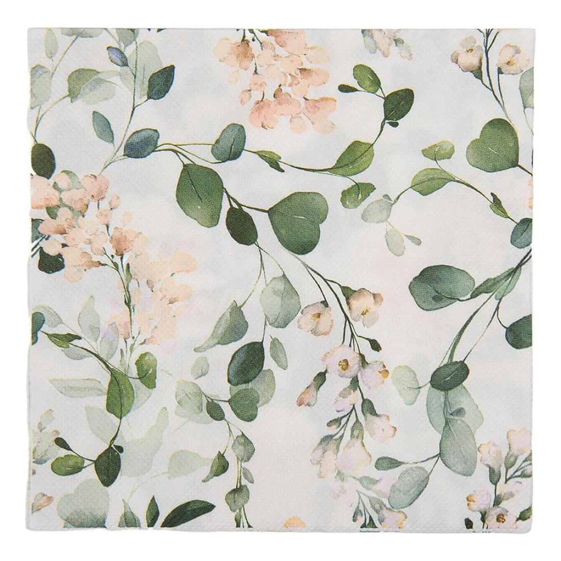 Papírové ubrousky FLOWERS (20 kusů v balení) Clayre & Eef 73162