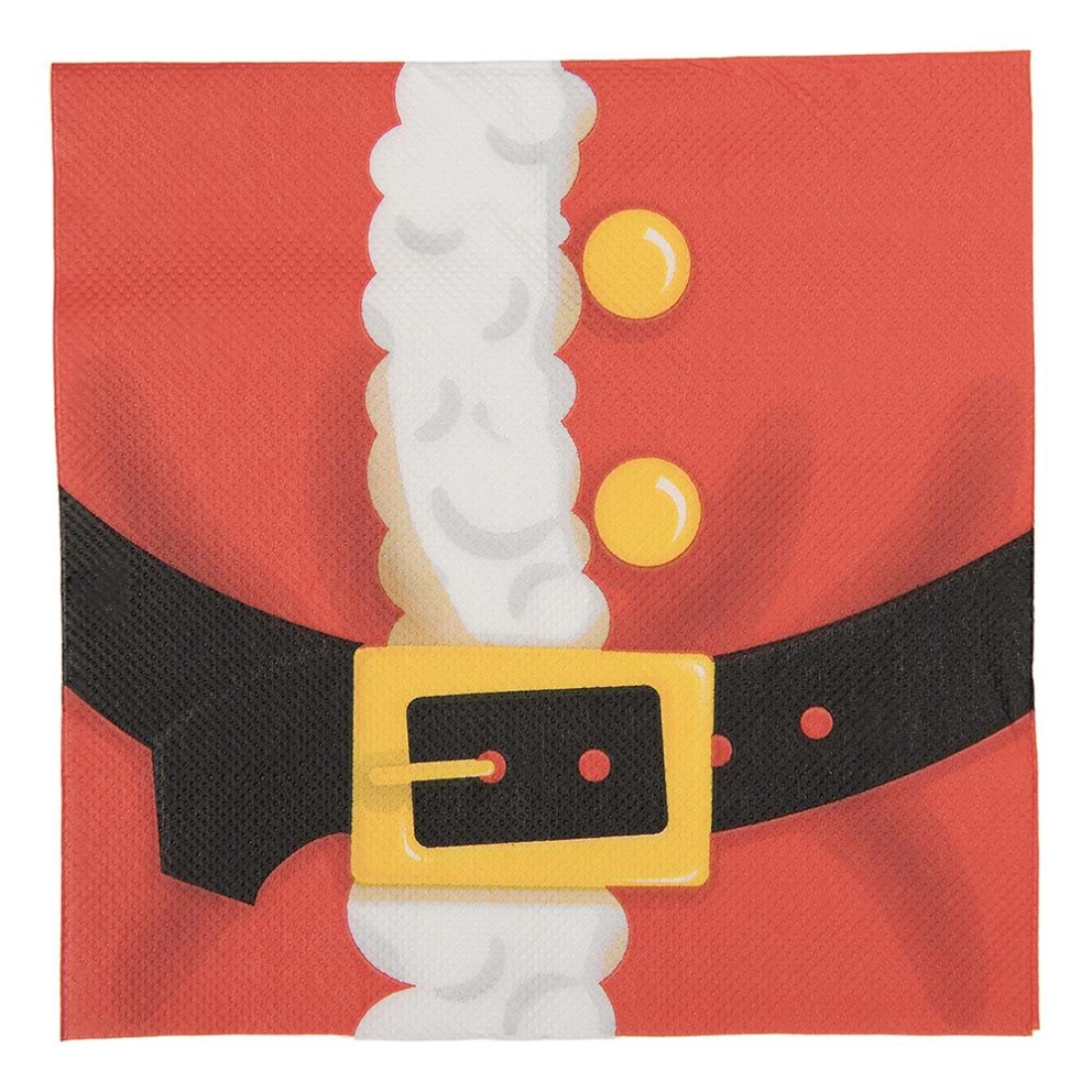 Papírové ubrousky SANTA (20 kusů v balení) Clayre & Eef 73164