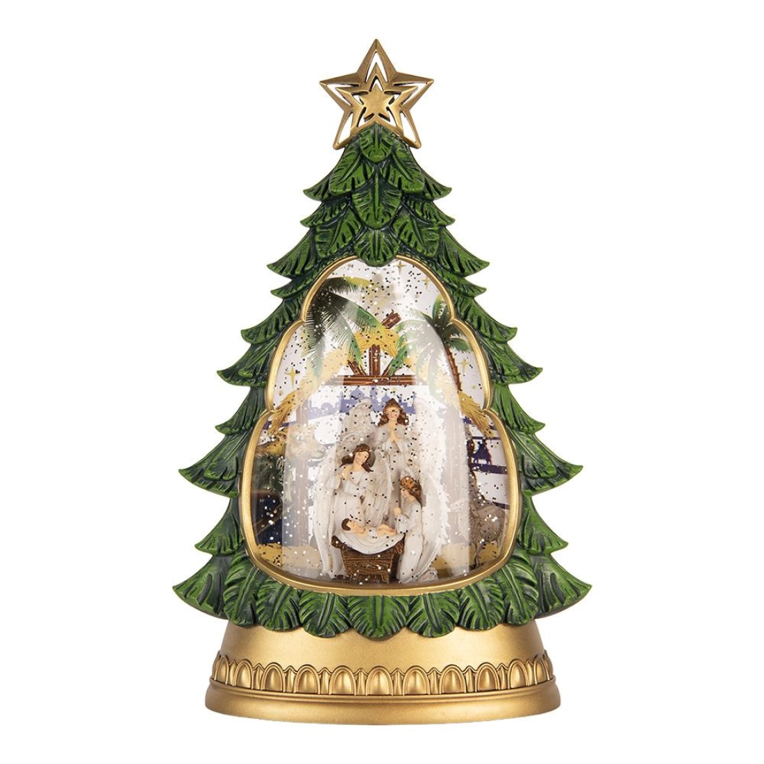 Sněžítko s LED osvětlením CHRISTMAS TREE Clayre & Eef 6PR6170