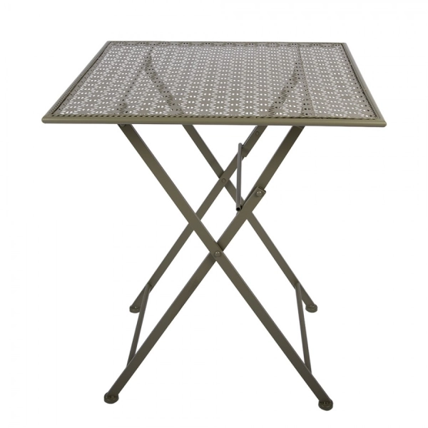 Kovov&yacute; z&aacute;hradn&yacute; bistro set zelen&yacute; 2+1