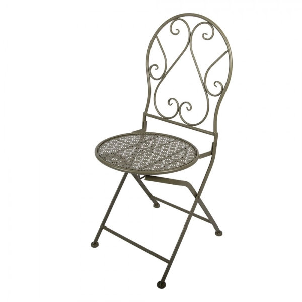 Kovov&yacute; z&aacute;hradn&yacute; bistro set zelen&yacute; 2+1