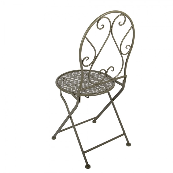 Kovov&yacute; z&aacute;hradn&yacute; bistro set zelen&yacute; 2+1