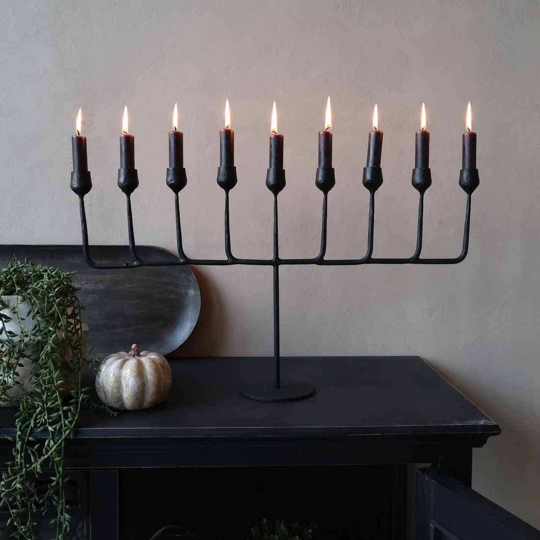 svietnik kovov&yacute; 9 ramenn&yacute; industrial