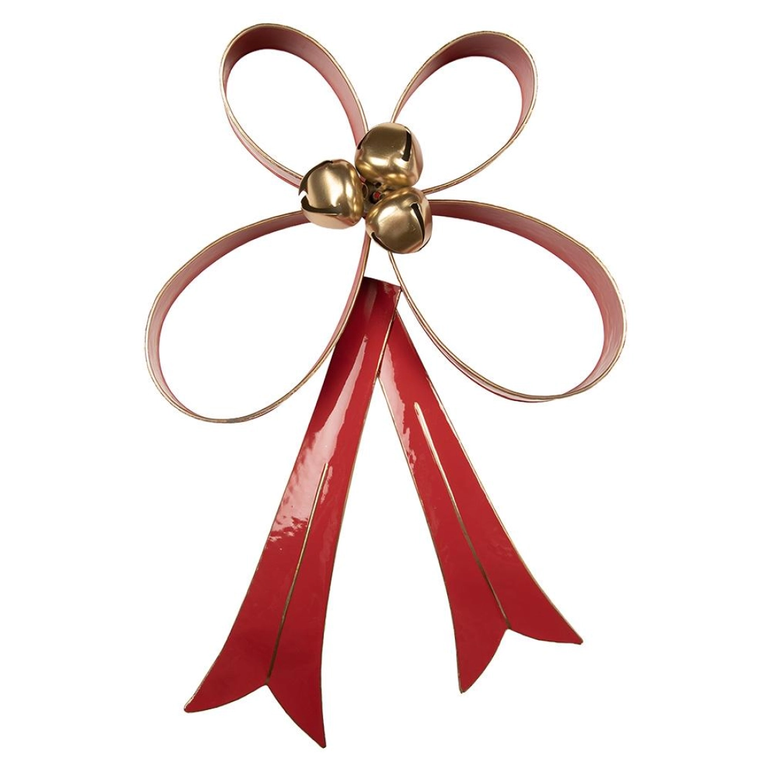 Dekorativní kovová mašle RED Clayre & Eef 5Y1423