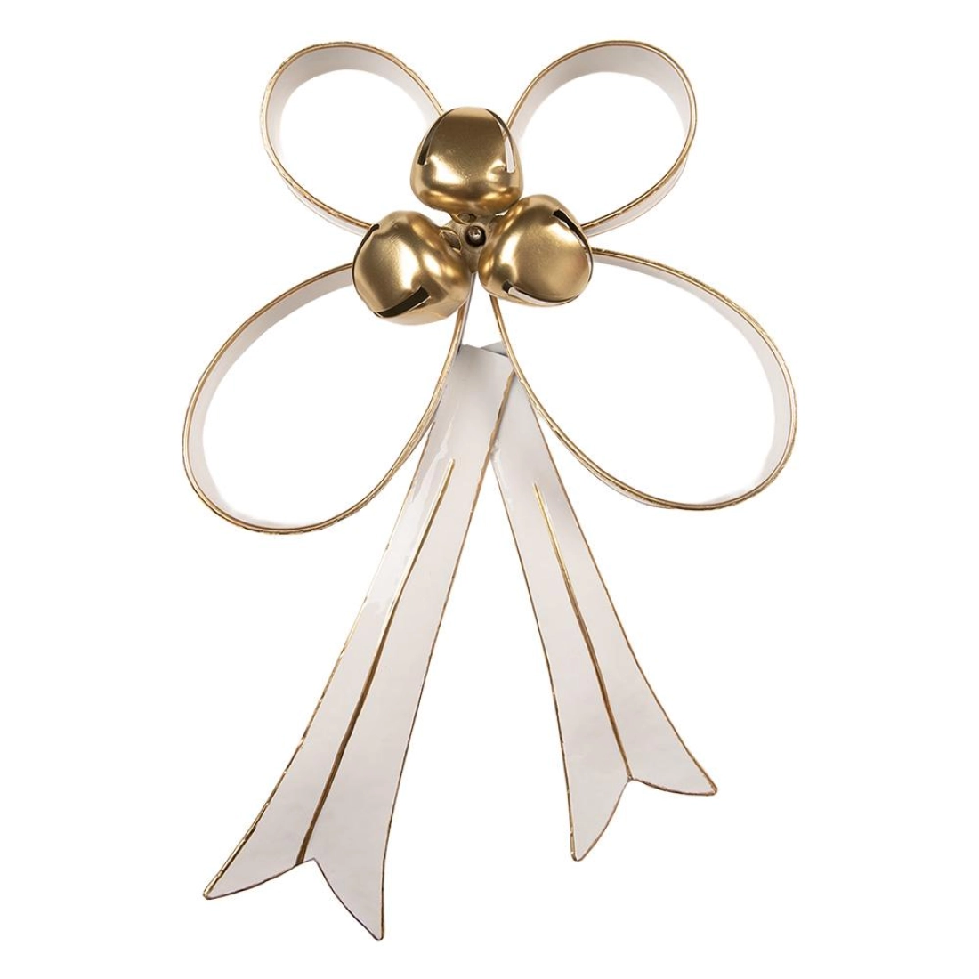 Dekorativní kovová mašle WHITE Clayre & Eef 6Y6009