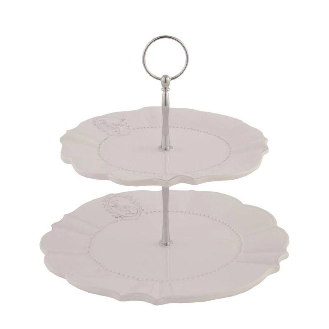 keramick&yacute; etaž&eacute;r &Oslash; 25*23 cm QUEEN OF BIRDS