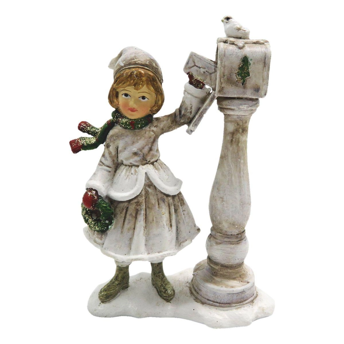 Dievčatko pri po&scaron;tovej schr&aacute;nke 