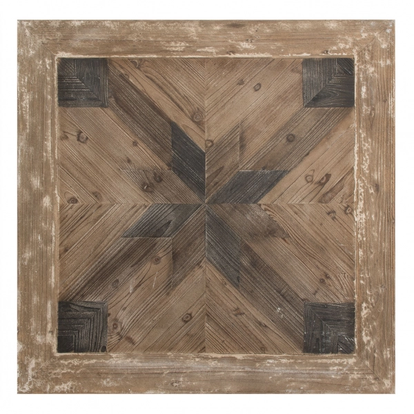 Vintage okr&uacute;hly mas&iacute;vny st&ocirc;l 120cm