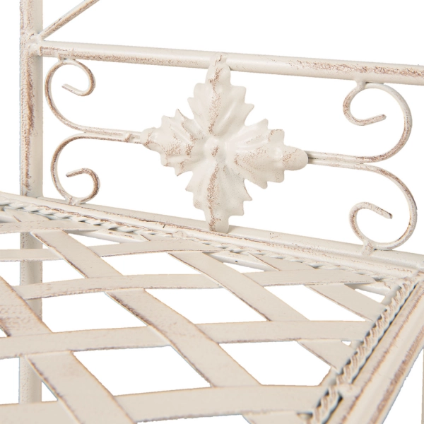 Biely kovov&yacute; reg&aacute;l 